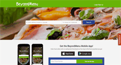 Desktop Screenshot of beyondmenu.com
